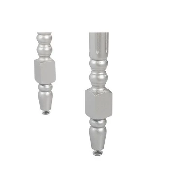 Olivia & May Set of 3 Glam Mirrored Wood Console Tables Silver - Olivia & May 4 Olivia & May Set of 3 Glam Mirrored Wood Console Tables Silver - Olivia & May - Image 2