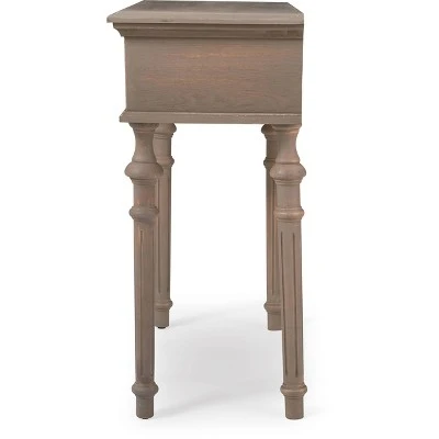 Cassatt 2 Drawer Console Table Gray - Finch 4 Cassatt 2 Drawer Console Table Gray - Finch - Image 2