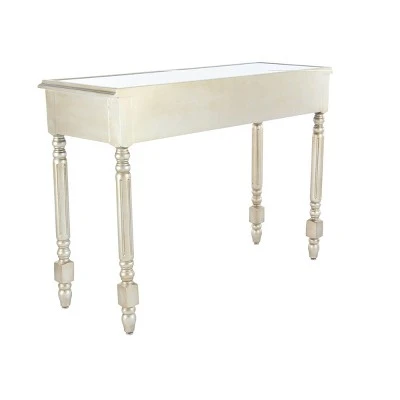 Olivia & May Set of 3 Glam Mirrored Wood Console Tables Silver - Olivia & May 15 Olivia & May Set of 3 Glam Mirrored Wood Console Tables Silver - Olivia & May - Image 13