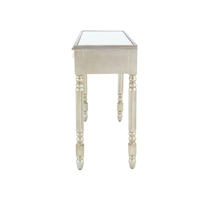 Olivia & May Set of 3 Glam Mirrored Wood Console Tables Silver - Olivia & May 18 Olivia & May Set of 3 Glam Mirrored Wood Console Tables Silver - Olivia & May - Image 16