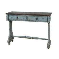 Distressed Two-Tone Entryway Console Table River Blue - HomeFare 11 Distressed Two-Tone Entryway Console Table River Blue - HomeFare -Console Tables Sales unnamed file 4969