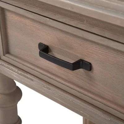 Cassatt 2 Drawer Console Table Gray - Finch 7 Cassatt 2 Drawer Console Table Gray - Finch - Image 5