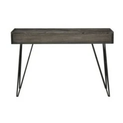 Alvara Court Occasional 2 Drawer Console Table - Treasure Trove Accents Charcoal/gray/brown -Console Tables Sales unnamed file 5015