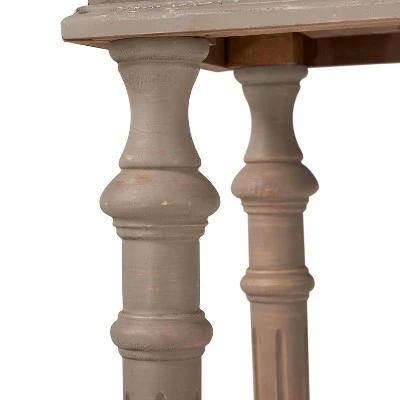 Cassatt 2 Drawer Console Table Gray - Finch 10 Cassatt 2 Drawer Console Table Gray - Finch - Image 8
