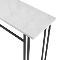 Taki Modern Asymmetrical Waterfall Entry Table - Saracina Home Faux White Marble 14 Taki Modern Asymmetrical Waterfall Entry Table - Saracina Home Faux White Marble -Console Tables Sales unnamed file 5029
