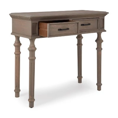 Cassatt 2 Drawer Console Table Gray - Finch 11 Cassatt 2 Drawer Console Table Gray - Finch - Image 9