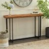 Olivia & May Industrial Wood and Metal Console Table Brown - Olivia & May 1 Olivia & May Industrial Wood and Metal Console Table Brown - Olivia & May -Console Tables Sales unnamed file 5035