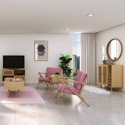 Loft & Luv Coda Console Table Natural - Atlantic 9 Loft & Luv Coda Console Table Natural - Atlantic - Image 7