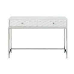 Islander 2 Drawer Console Table White - Treasure Trove Accents