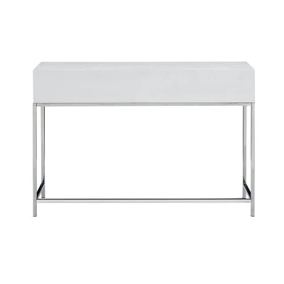 Islander 2 Drawer Console Table White - Treasure Trove Accents 6 Islander 2 Drawer Console Table White - Treasure Trove Accents - Image 4
