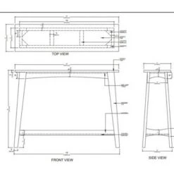 Quinlan Console Brown - Powell Company -Console Tables Sales unnamed file 5178