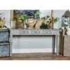 Olivia & May Rustic Mahogany Console Table Gray - Olivia & May 1 Olivia & May Rustic Mahogany Console Table Gray - Olivia & May -Console Tables Sales unnamed file 5188
