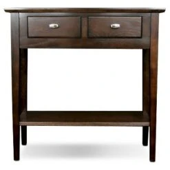 Favorite Finds Hall Console/Sofa Table Chocolate Oak Finish - Leick Home 11 Favorite Finds Hall Console/Sofa Table Chocolate Oak Finish - Leick Home -Console Tables Sales unnamed file 5211