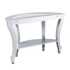 Lupina Glam Demilune Console Table Matte silver - Aiden Lane 13 Lupina Glam Demilune Console Table Matte silver - Aiden Lane -Console Tables Sales unnamed file 5283