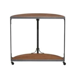 Olivia & May Industrial Metal Console Table Brown - Olivia & May -Console Tables Sales unnamed file 5328