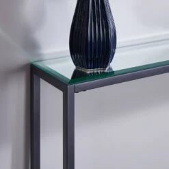 Dillard Narrow Console Table Gray - Aiden Lane