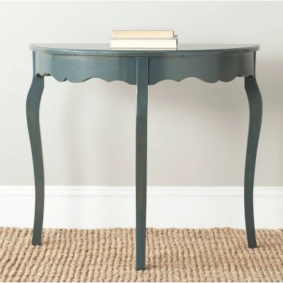 Aggie Console Table - Teal - Safavieh 3 Aggie Console Table - Teal - Safavieh