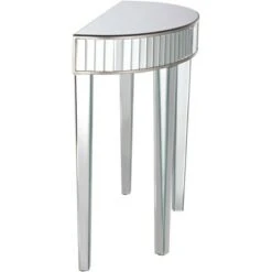 Studio 55D Luxury Mirrored Console Table 39 1/2" x13 3/4" Antique Silver for Living Room Bedroom Bedside Entryway House Bathroom -Console Tables Sales unnamed file 5407