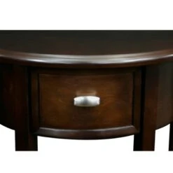 Demilune Hall Stand - Chocolate Cherry - Leick Home -Console Tables Sales unnamed file 5425