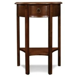 Demilune Hall Stand - Chocolate Cherry - Leick Home -Console Tables Sales unnamed file 5427