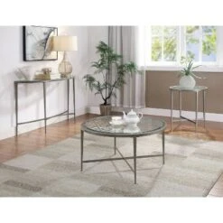 Harding X - Shaped Base Sofa Table Silver - miBasics 8 Harding X - Shaped Base Sofa Table Silver - miBasics -Console Tables Sales unnamed file 5447