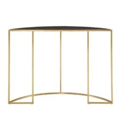 Jocelyn Antique Metal Half Round Sofa Table Gold - Inspire Q -Console Tables Sales unnamed file 5458