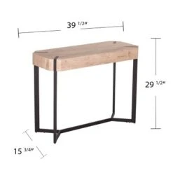 Burnra Modern Farmhouse Console Table Natural/Black - Aiden Lane 17 Burnra Modern Farmhouse Console Table Natural/Black - Aiden Lane -Console Tables Sales unnamed file 5484