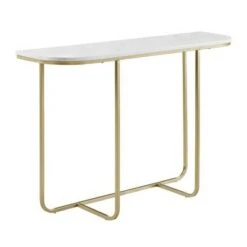 Megan Modern Glam Curved Console Table - Saracina Home Faux White Marble/gold 18 Megan Modern Glam Curved Console Table - Saracina Home Faux White Marble/gold -Console Tables Sales unnamed file 5498
