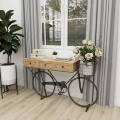 Olivia & May Farmhouse Metal Console Table Red - Olivia & May 22 Olivia & May Farmhouse Metal Console Table Red - Olivia & May -Console Tables Sales unnamed file 5519