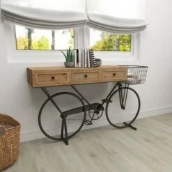 Olivia & May Farmhouse Metal Console Table Red - Olivia & May 24 Olivia & May Farmhouse Metal Console Table Red - Olivia & May -Console Tables Sales unnamed file 5521