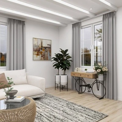 Olivia & May Farmhouse Metal Console Table Red - Olivia & May 14 Olivia & May Farmhouse Metal Console Table Red - Olivia & May - Image 12