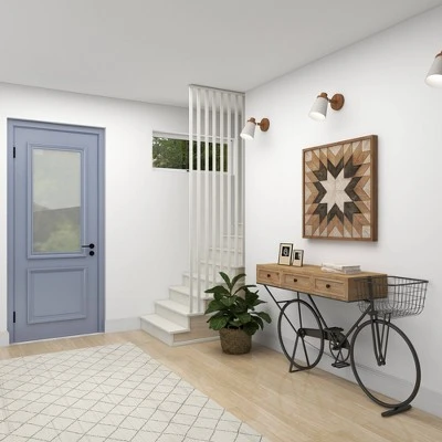 Olivia & May Farmhouse Metal Console Table Red - Olivia & May 15 Olivia & May Farmhouse Metal Console Table Red - Olivia & May - Image 13