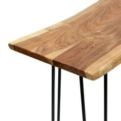 Plumb Handcrafted Modern Industrial Acacia Wood Console Table with Hairpin Legs Natural/Black - Christopher Knight Home 11 Plumb Handcrafted Modern Industrial Acacia Wood Console Table with Hairpin Legs Natural/Black - Christopher Knight Home -Console Tables Sales unnamed file 5537