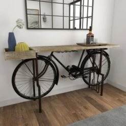 Olivia & May Rustic Metal Console Table Black - Olivia & May -Console Tables Sales unnamed file 5573