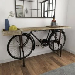 Olivia & May Rustic Metal Console Table Black - Olivia & May -Console Tables Sales unnamed file 5580