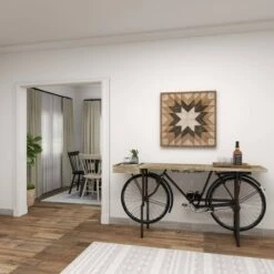 Olivia & May Rustic Metal Console Table Black - Olivia & May -Console Tables Sales unnamed file 5587