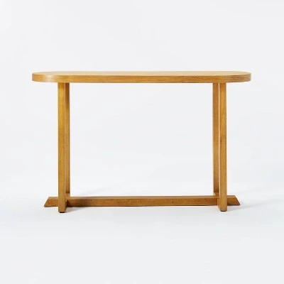 Threshold Designed W/Studio McGee Race Track Console Table Natural - Threshold™ designed with Studio McGee 4 Threshold Designed W/Studio McGee Race Track Console Table Natural - Threshold™ designed with Studio McGee - Image 2