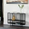 Olivia & May Contemporary Metal Console Table Black - Olivia & May 1 Olivia & May Contemporary Metal Console Table Black - Olivia & May -Console Tables Sales unnamed file 5648