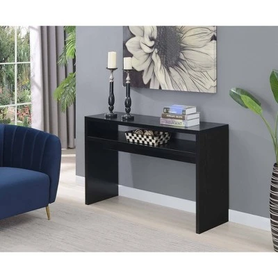 Breighton Home Northfield Deluxe Console Table - Johar Furniture Black 3 Breighton Home Northfield Deluxe Console Table - Johar Furniture Black