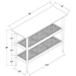 Hearth & Hand W/Magnolia Furniture Wood & Cane Console Table - Hearth & Hand™ with Magnolia Black 21 Hearth & Hand W/Magnolia Furniture Wood & Cane Console Table - Hearth & Hand™ with Magnolia Black -Console Tables Sales unnamed file 58