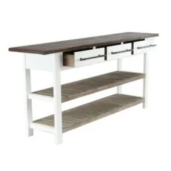 Olivia & May Farmhouse Wood Rectangle Console Table White - Olivia & May 29 Olivia & May Farmhouse Wood Rectangle Console Table White - Olivia & May -Console Tables Sales unnamed file 590