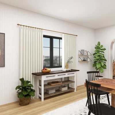 Olivia & May Farmhouse Wood Rectangle Console Table White - Olivia & May 20 Olivia & May Farmhouse Wood Rectangle Console Table White - Olivia & May - Image 18