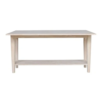 Prevail Flip Open Console/Sofa Table - International Concepts Natural 3 Prevail Flip Open Console/Sofa Table - International Concepts Natural