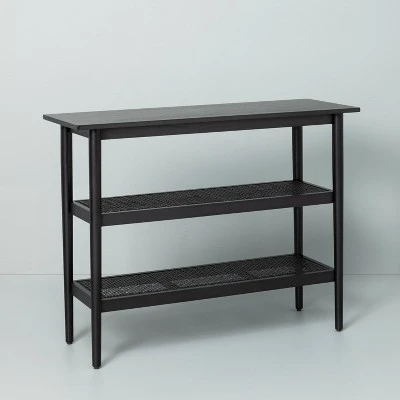 Hearth & Hand W/Magnolia Furniture Wood & Cane Console Table - Hearth & Hand™ with Magnolia Black 13 Hearth & Hand W/Magnolia Furniture Wood & Cane Console Table - Hearth & Hand™ with Magnolia Black - Image 11