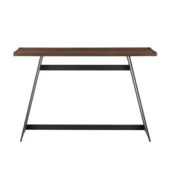 Urban Industrial Entry Table with Wood and Metal - Saracina Home Dark Walnut 15 Urban Industrial Entry Table with Wood and Metal - Saracina Home Dark Walnut -Console Tables Sales unnamed file 646