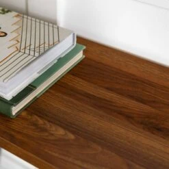 Urban Industrial Entry Table with Wood and Metal - Saracina Home Dark Walnut 18 Urban Industrial Entry Table with Wood and Metal - Saracina Home Dark Walnut -Console Tables Sales unnamed file 649