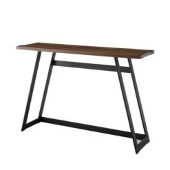 Urban Industrial Entry Table with Wood and Metal - Saracina Home Dark Walnut 23 Urban Industrial Entry Table with Wood and Metal - Saracina Home Dark Walnut -Console Tables Sales unnamed file 654