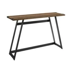 Urban Industrial Entry Table with Wood and Metal - Saracina Home Dark Walnut 25 Urban Industrial Entry Table with Wood and Metal - Saracina Home Dark Walnut -Console Tables Sales unnamed file 656