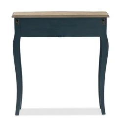 Mazarine Classic and Provincial Spruce Finished Console Table Blue - Baxton Studio 15 Mazarine Classic and Provincial Spruce Finished Console Table Blue - Baxton Studio -Console Tables Sales unnamed file 680