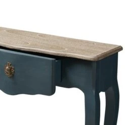 Mazarine Classic and Provincial Spruce Finished Console Table Blue - Baxton Studio 17 Mazarine Classic and Provincial Spruce Finished Console Table Blue - Baxton Studio -Console Tables Sales unnamed file 682